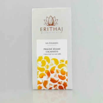 PRALINÉ SÉSAME CACAHUÈTES - lait