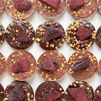 MENDIANT - orange hibiscus